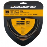 Jagwire HyFlow Hydraulic Brake Hose Kit (Teflon/Kevlar) - Carbon Silver