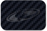 Lizard Skin Carbon Leather Frame Patches
